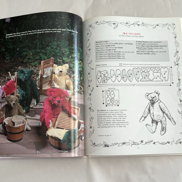 NWT American Teddy Bear Artists Pattern Hardcover BOOK 1998 Linda Mullins - Picture 11 of 17